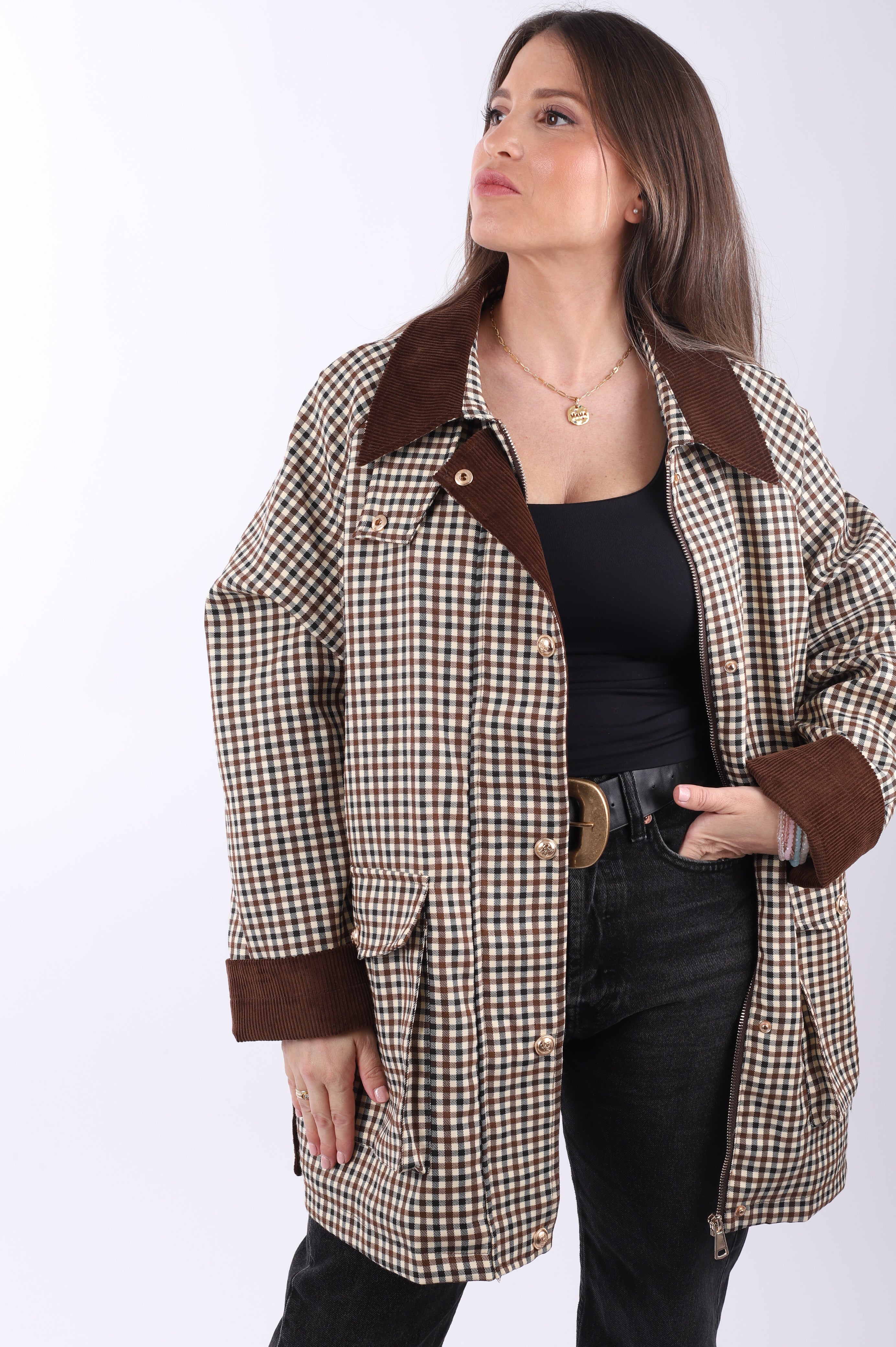 Chaqueta cuadros "Style"