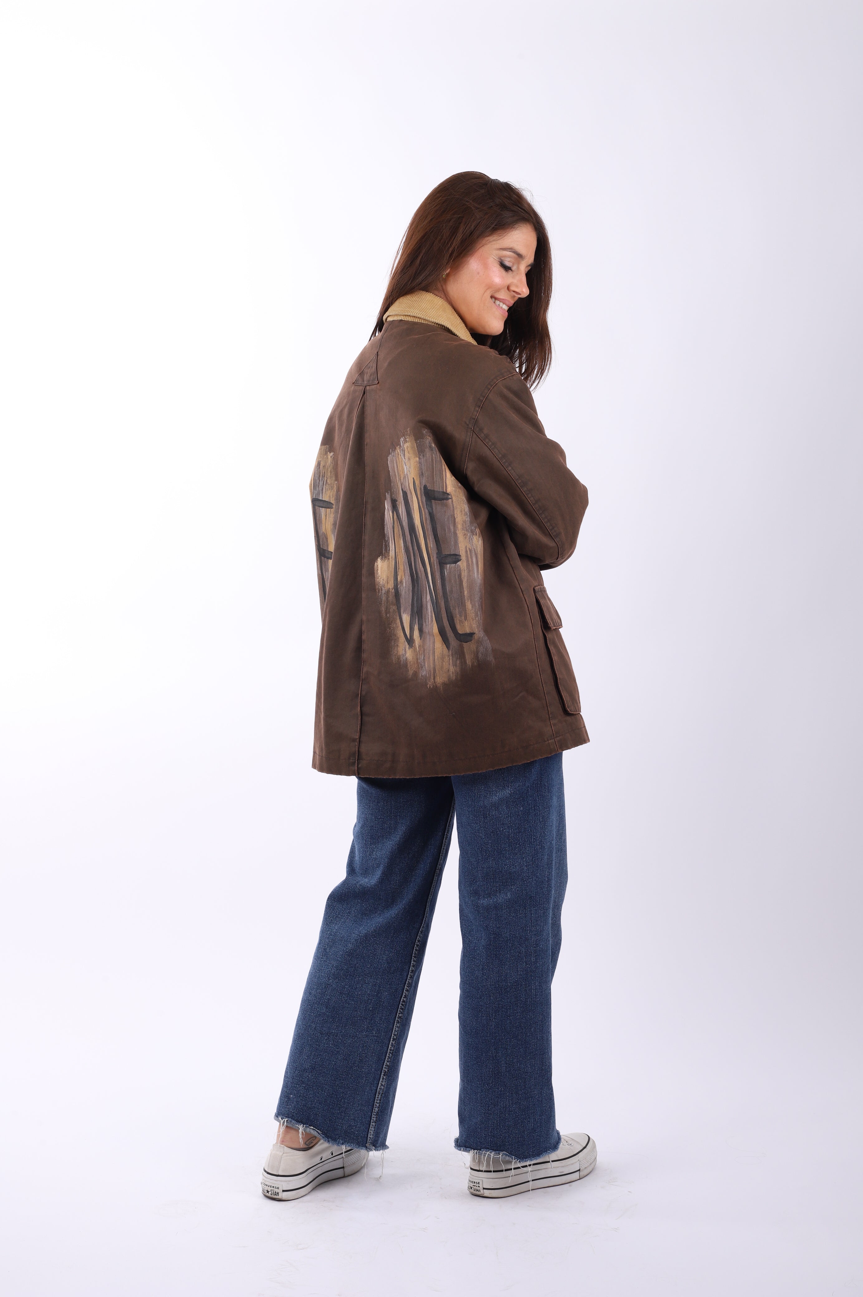 Chaqueta encerada "The One"