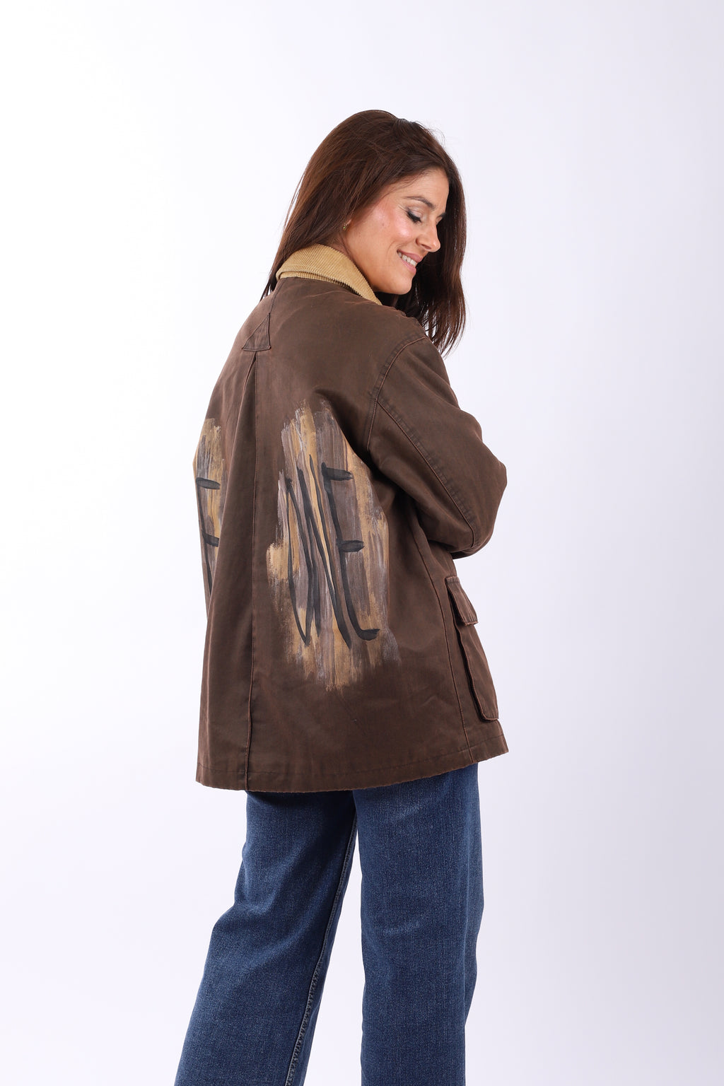 Chaqueta encerada "The One"