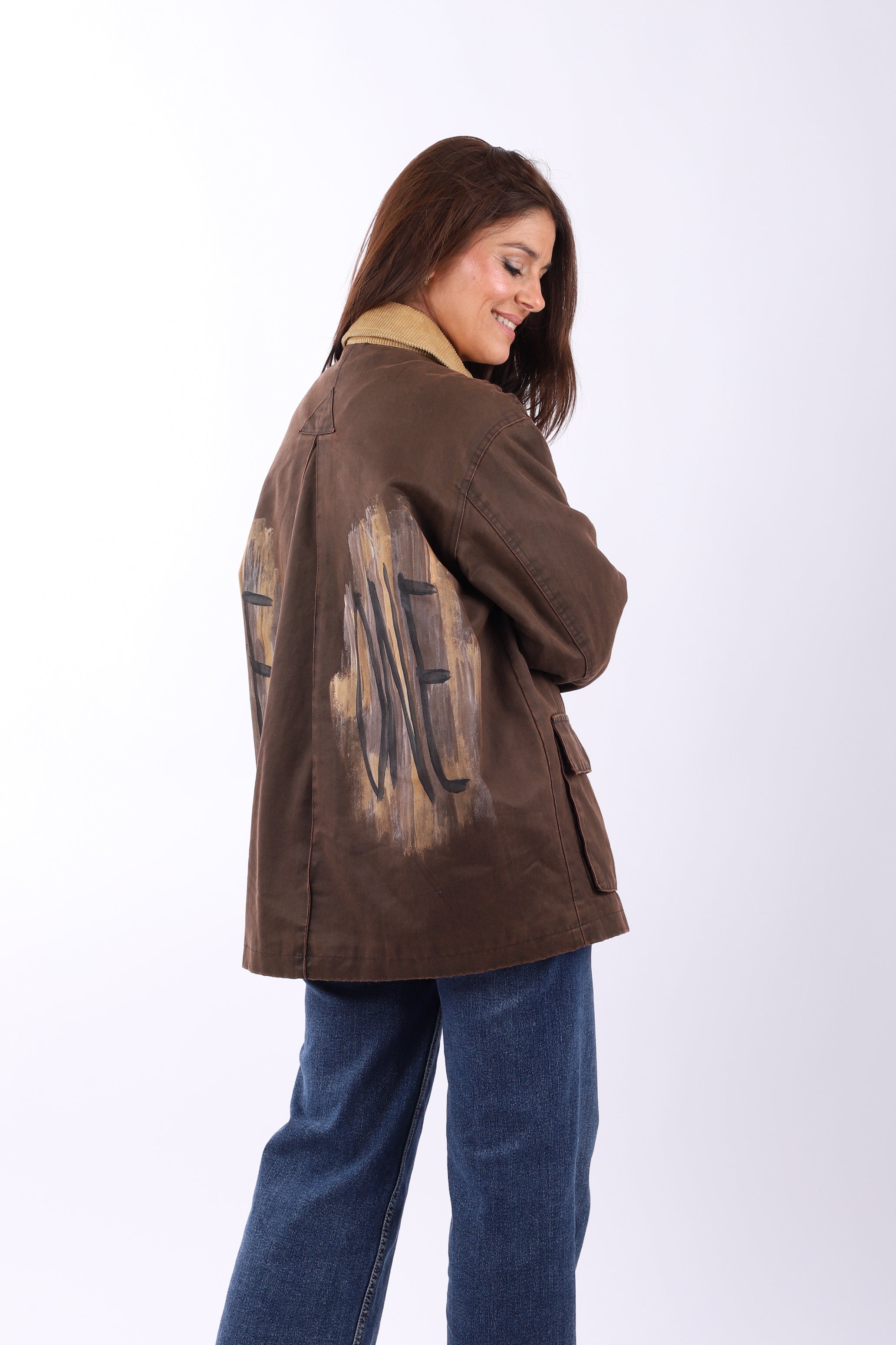 Chaqueta encerada "The One"