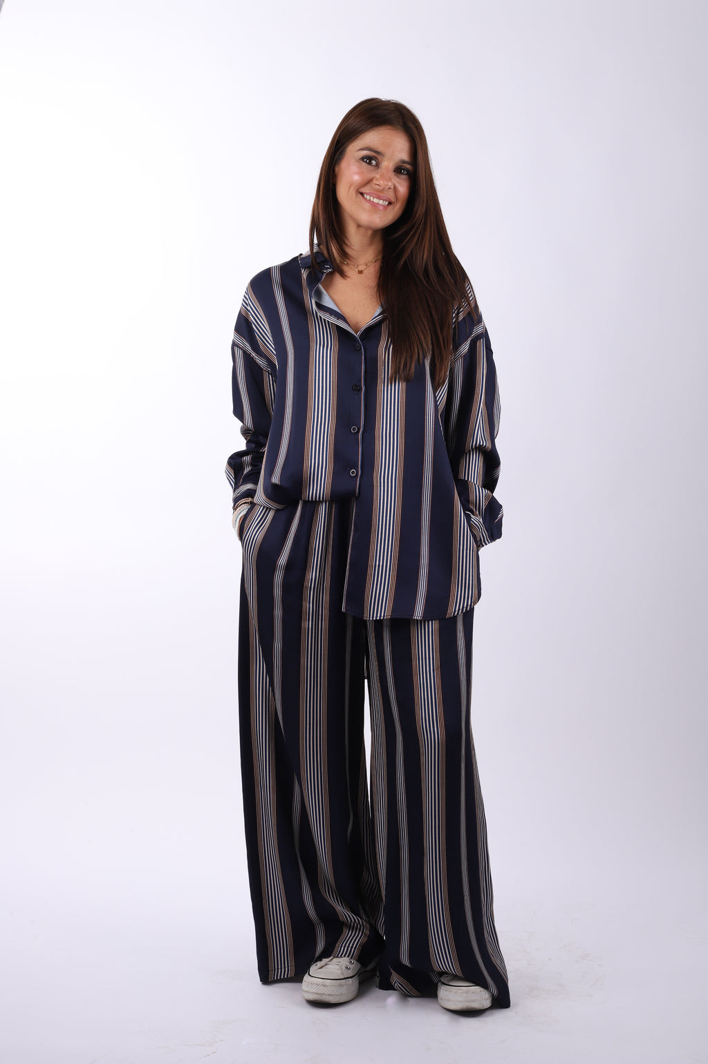 Conjunto pijamero rayas The one "Blue"