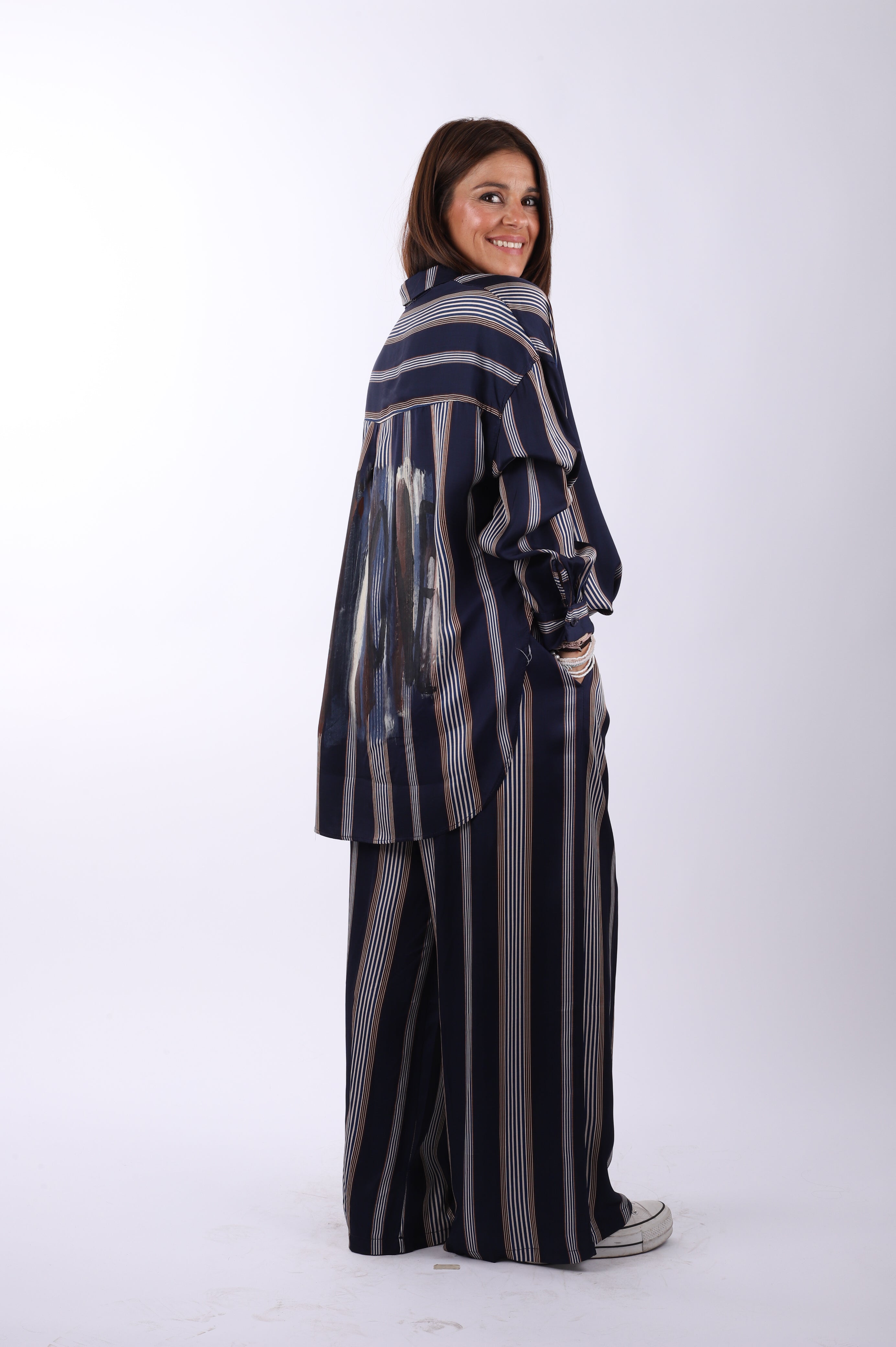 Conjunto pijamero rayas The one "Blue"