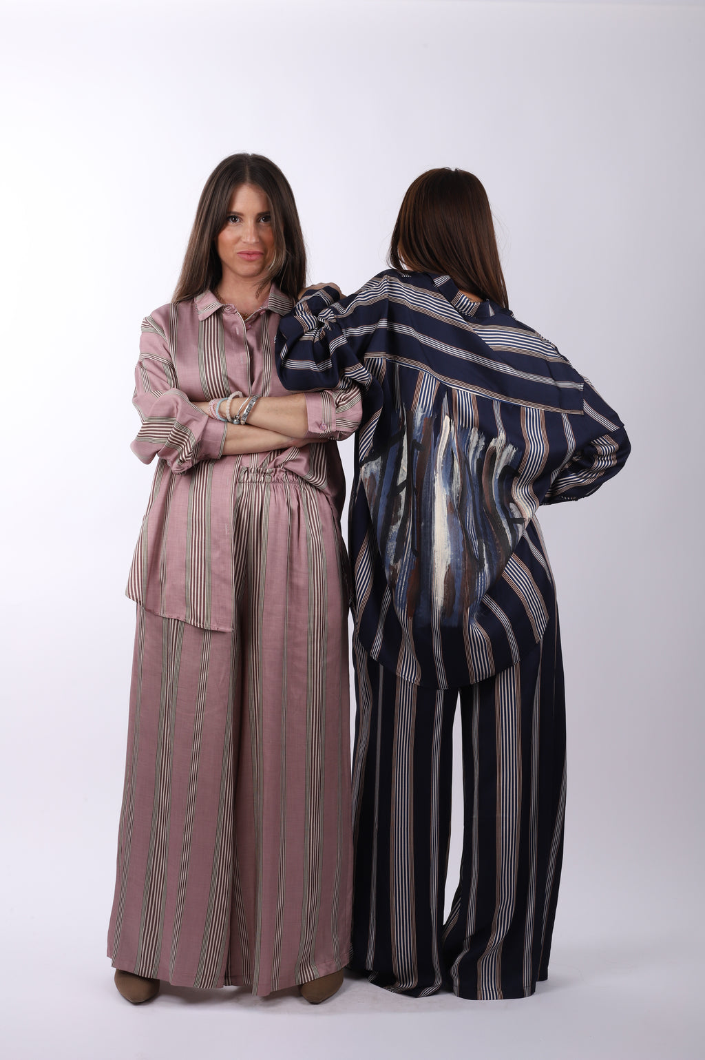Conjunto pijamero rayas The one "Pink"