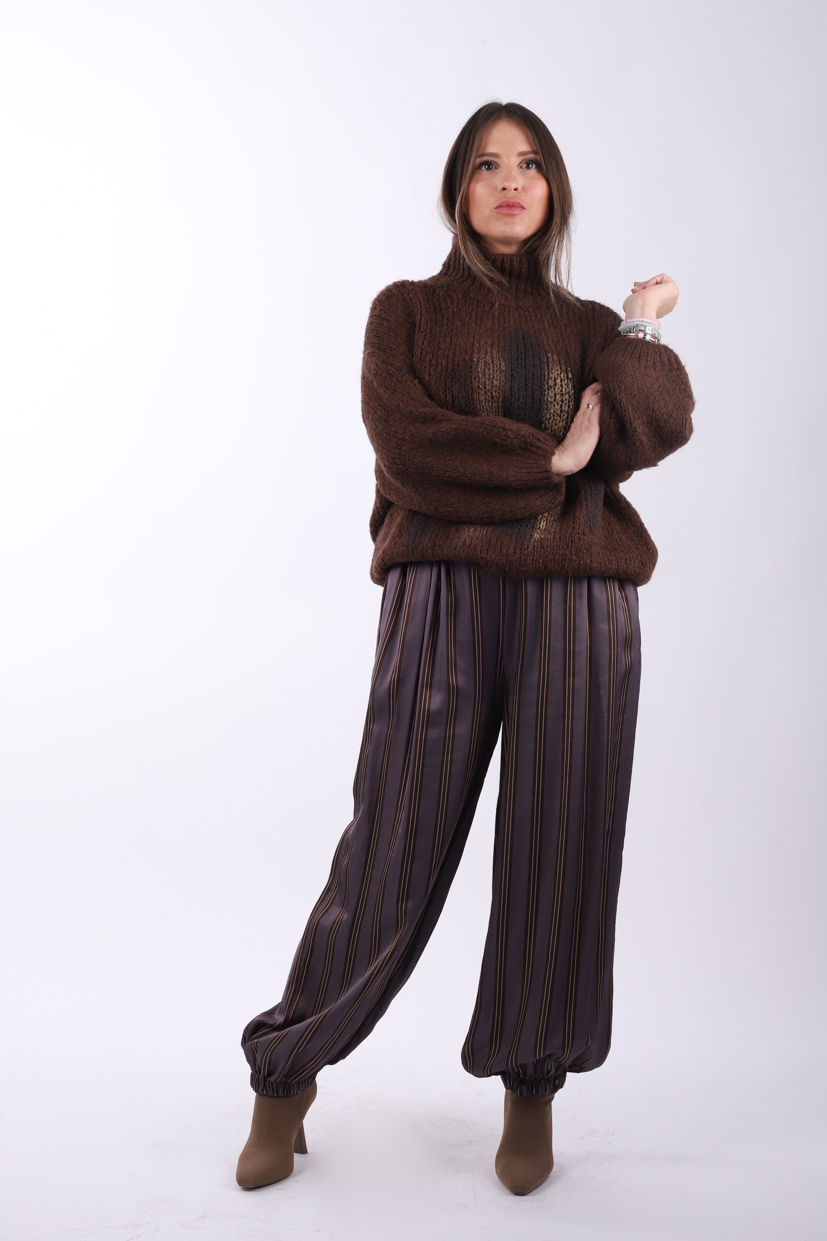 Conjunto bombacho jersey "Brown"