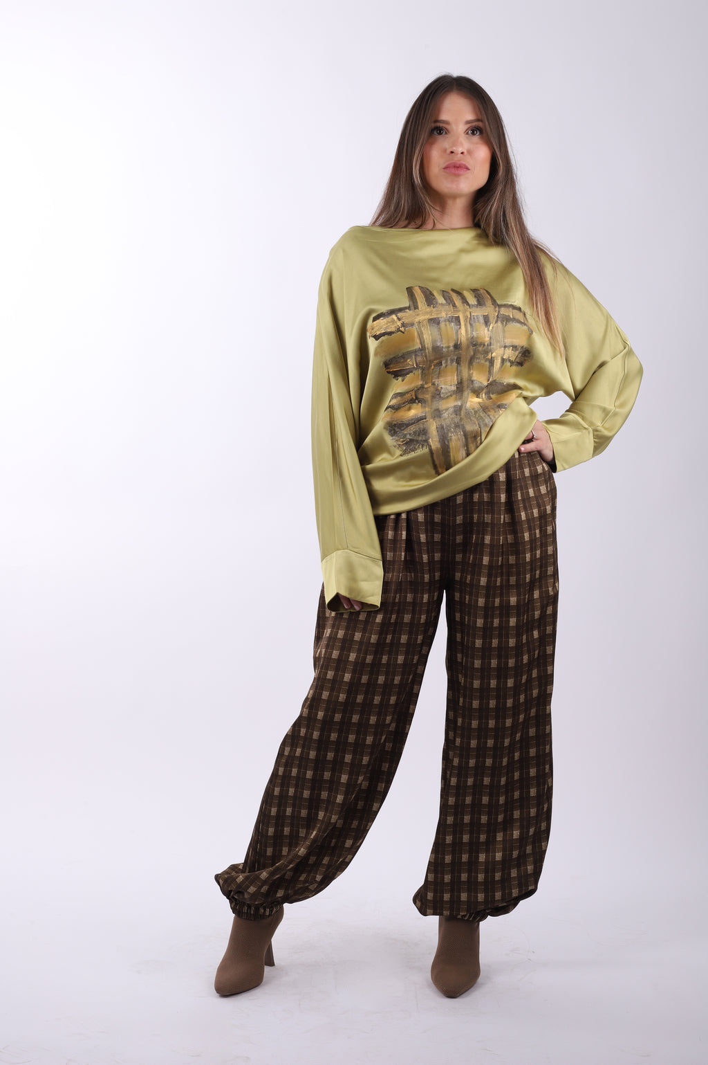 Conjunto bombacho camisa "Yellow"