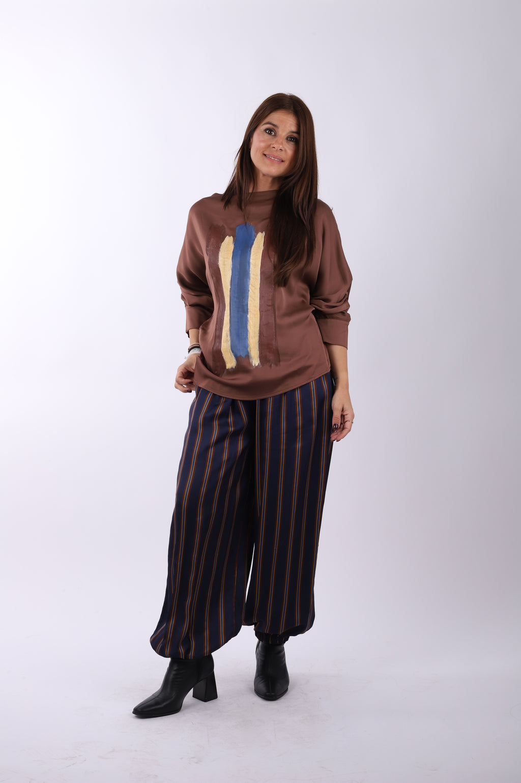 Conjunto bombacho camisa "Brown"