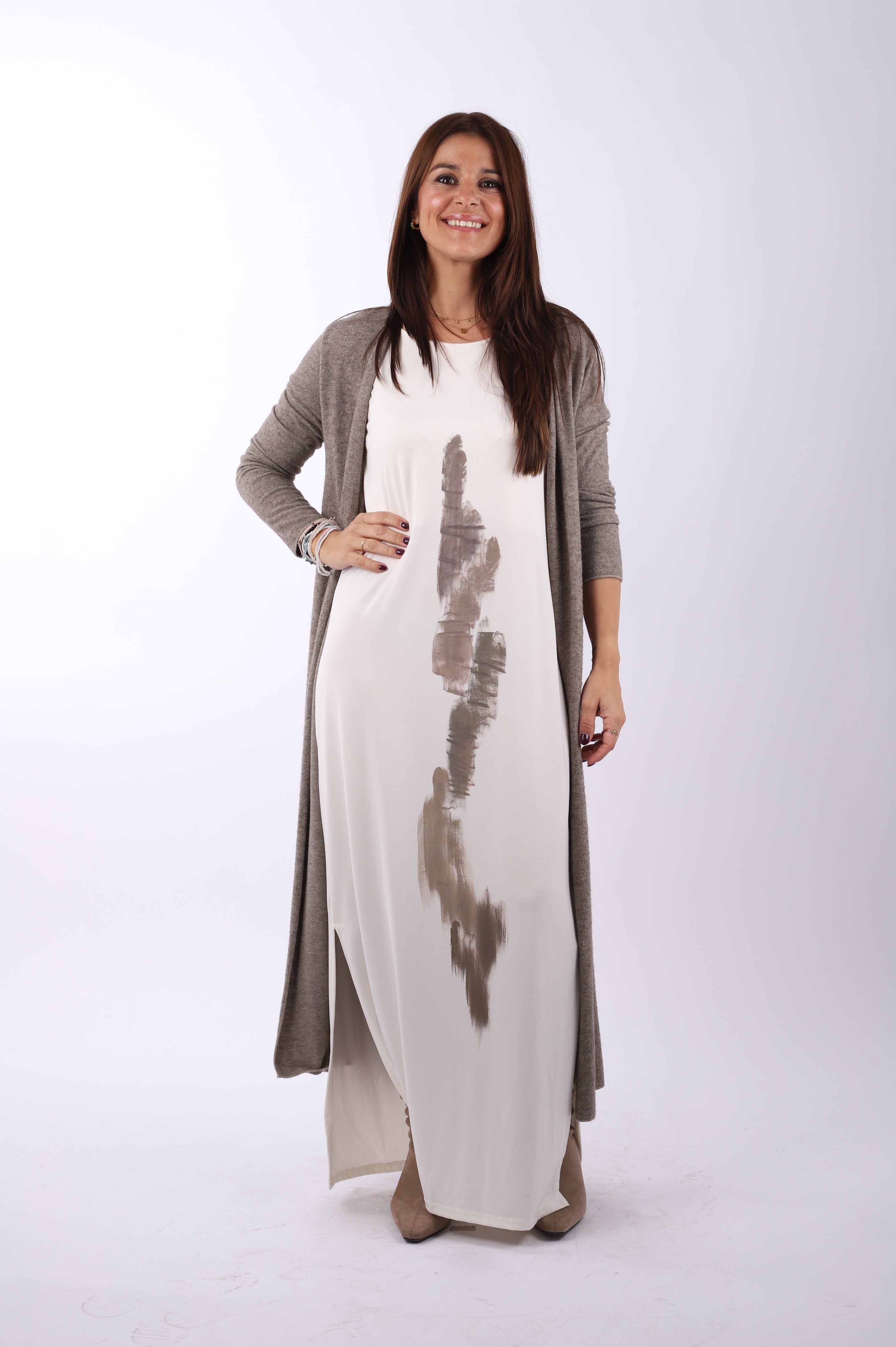 Vestido seda fria "White"