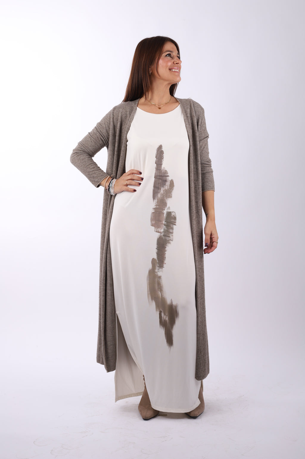 Vestido seda fria "White"