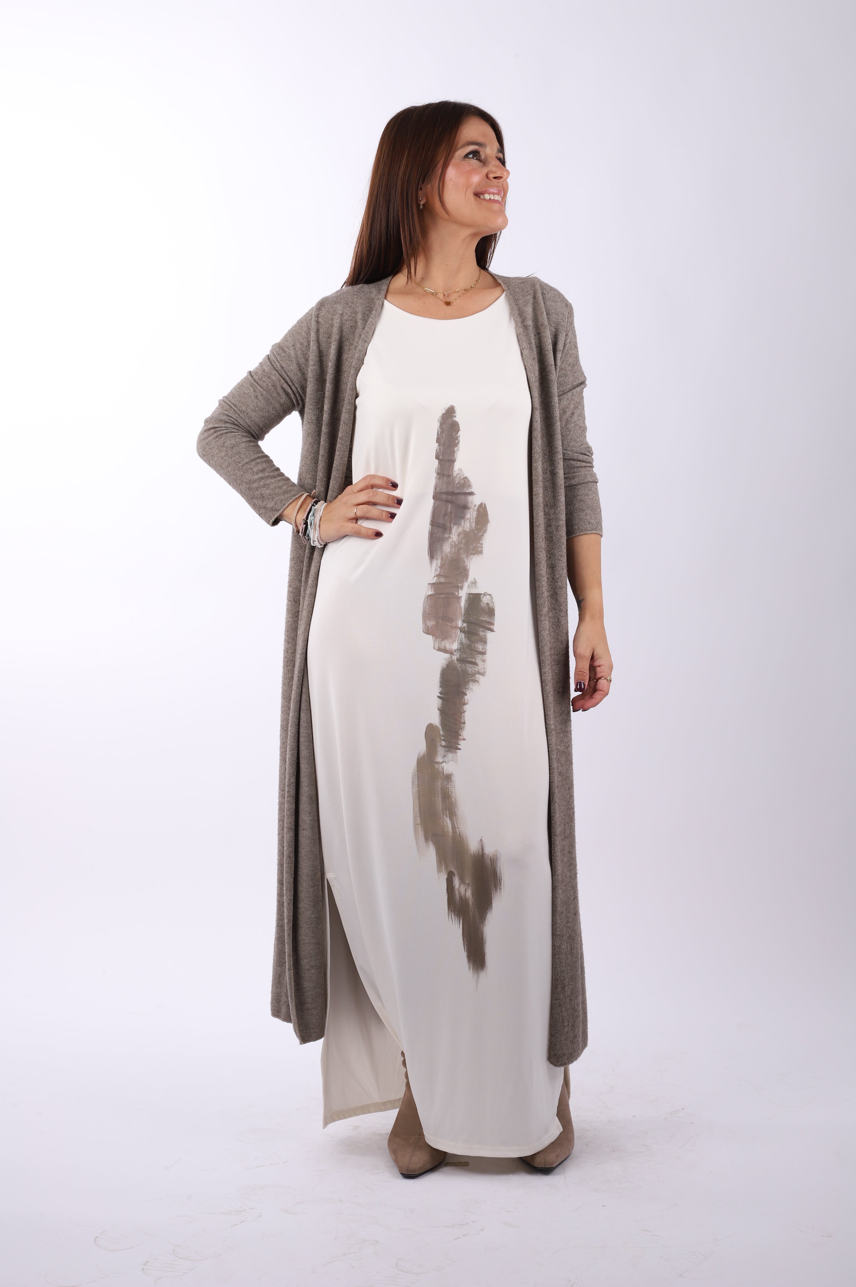 Vestido seda fria "White"