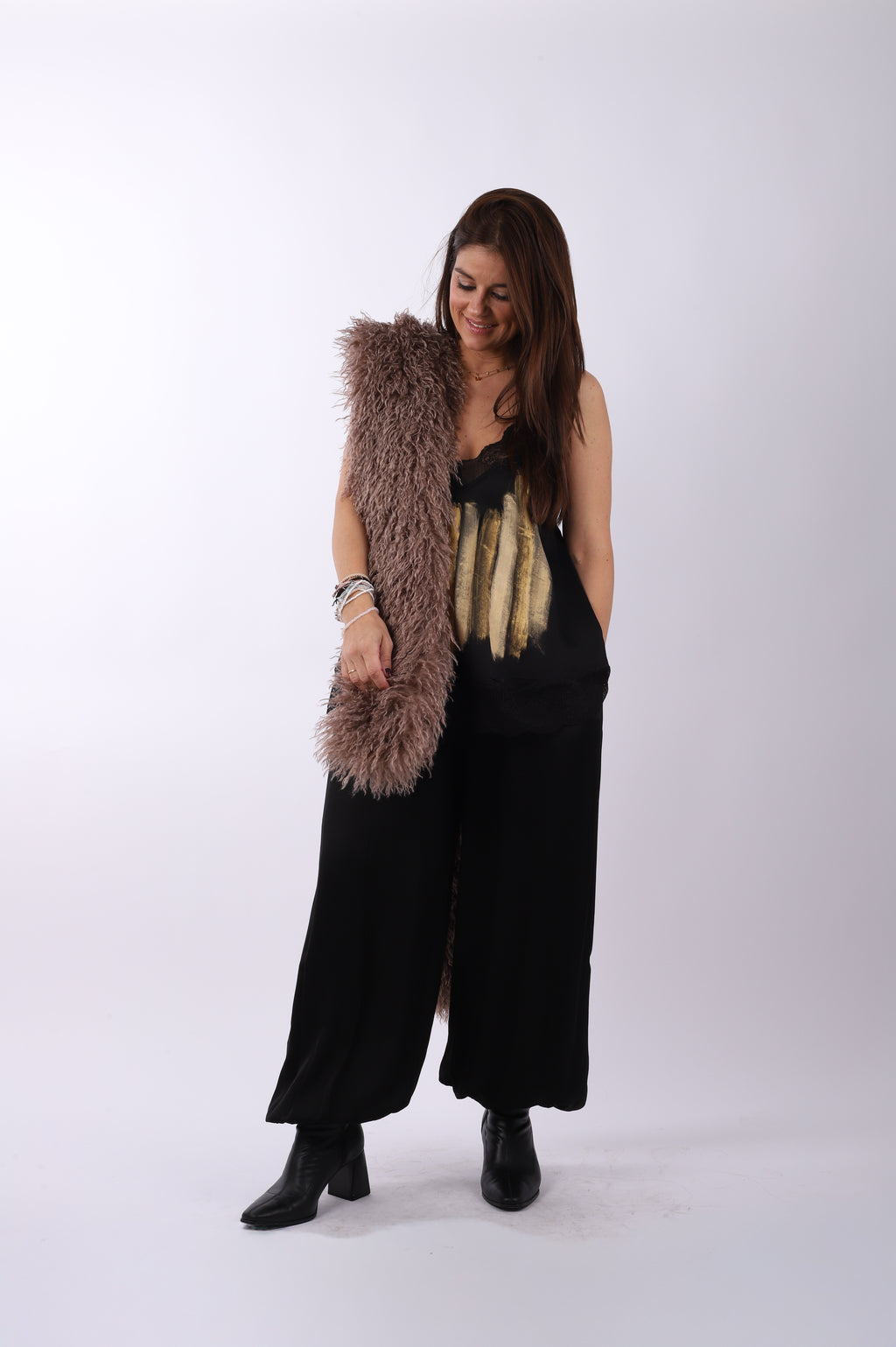 Conjunto bombacho lencero "Black"