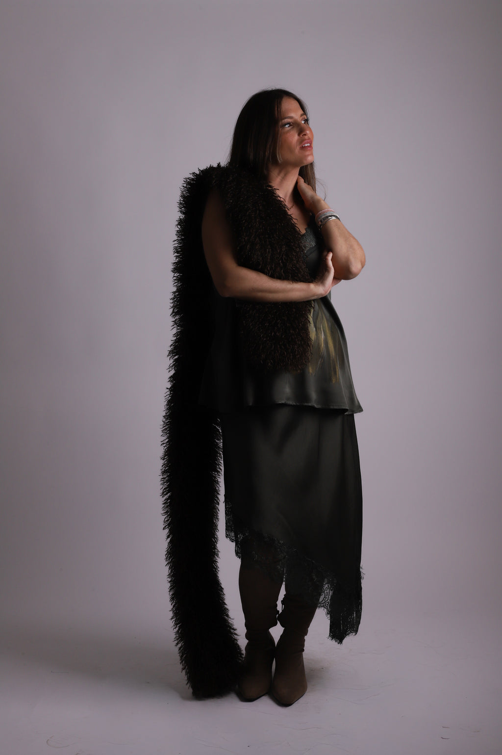 Conjunto lencero asimétrico "Green"