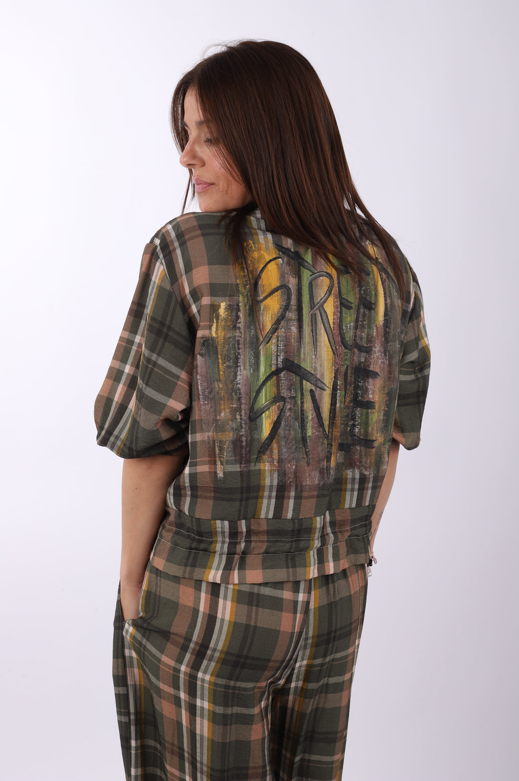 Conjunto bomber cuadros