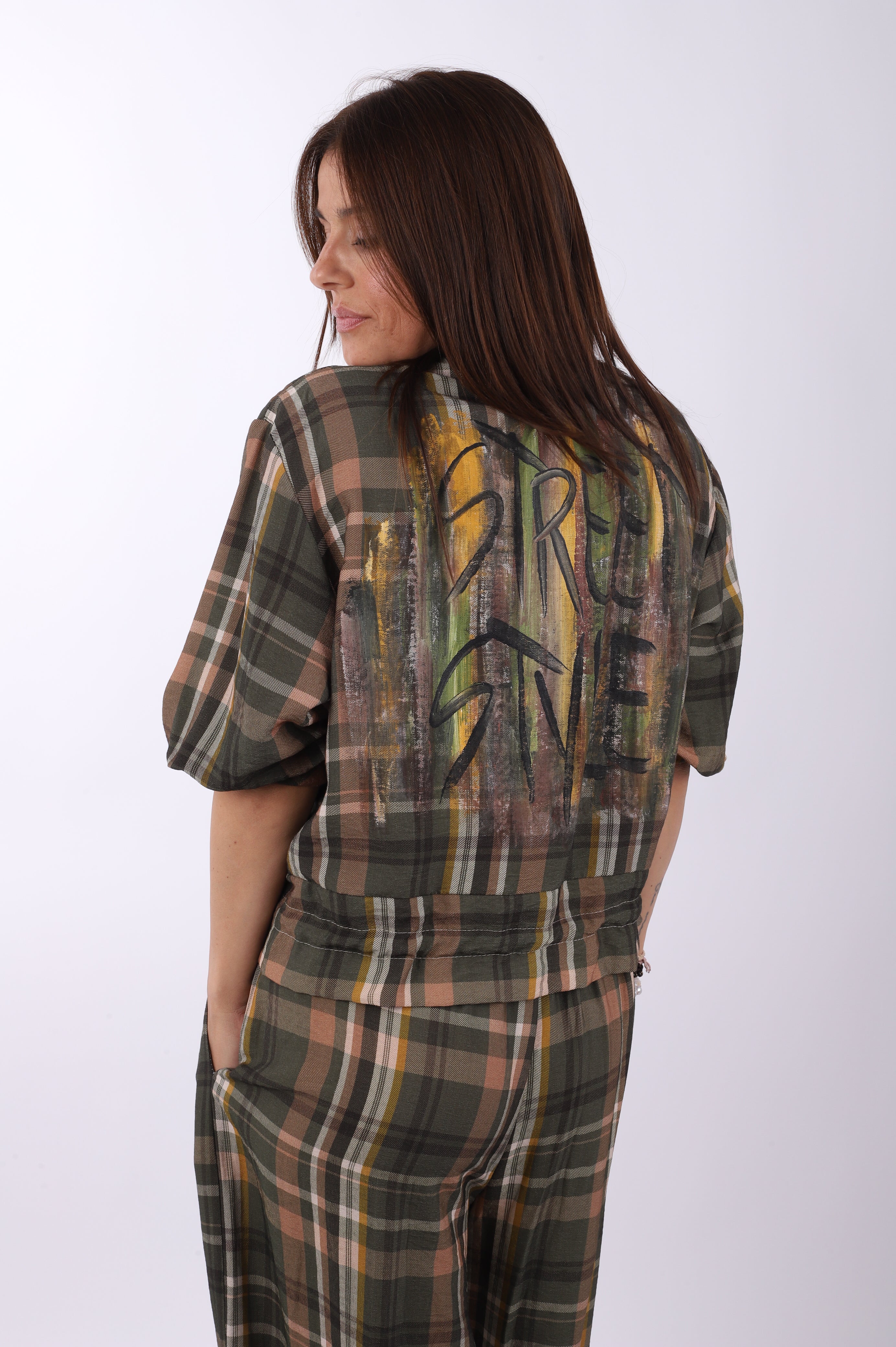 Conjunto bomber cuadros