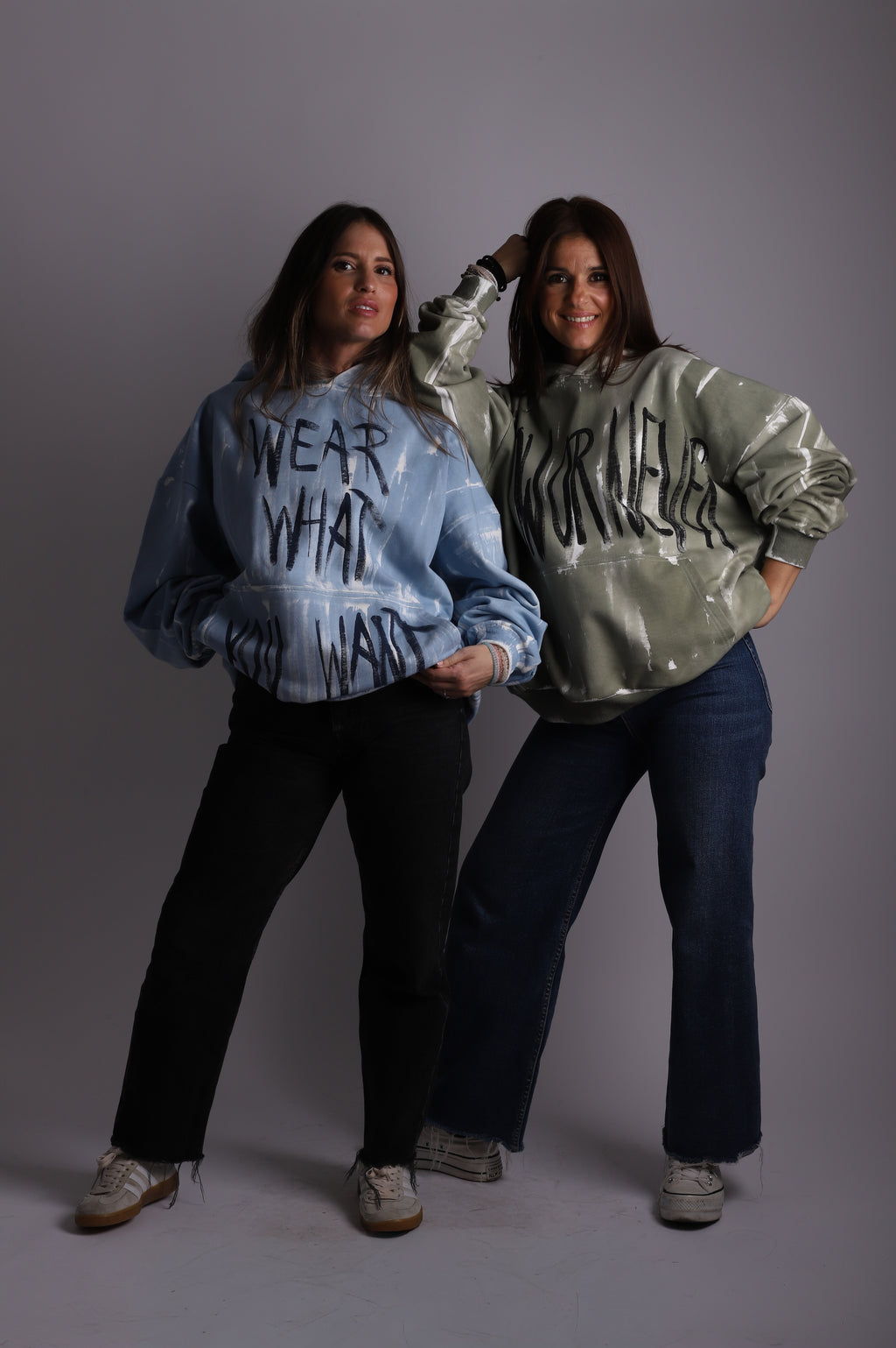 Sudadera capucha "Wear what u want"