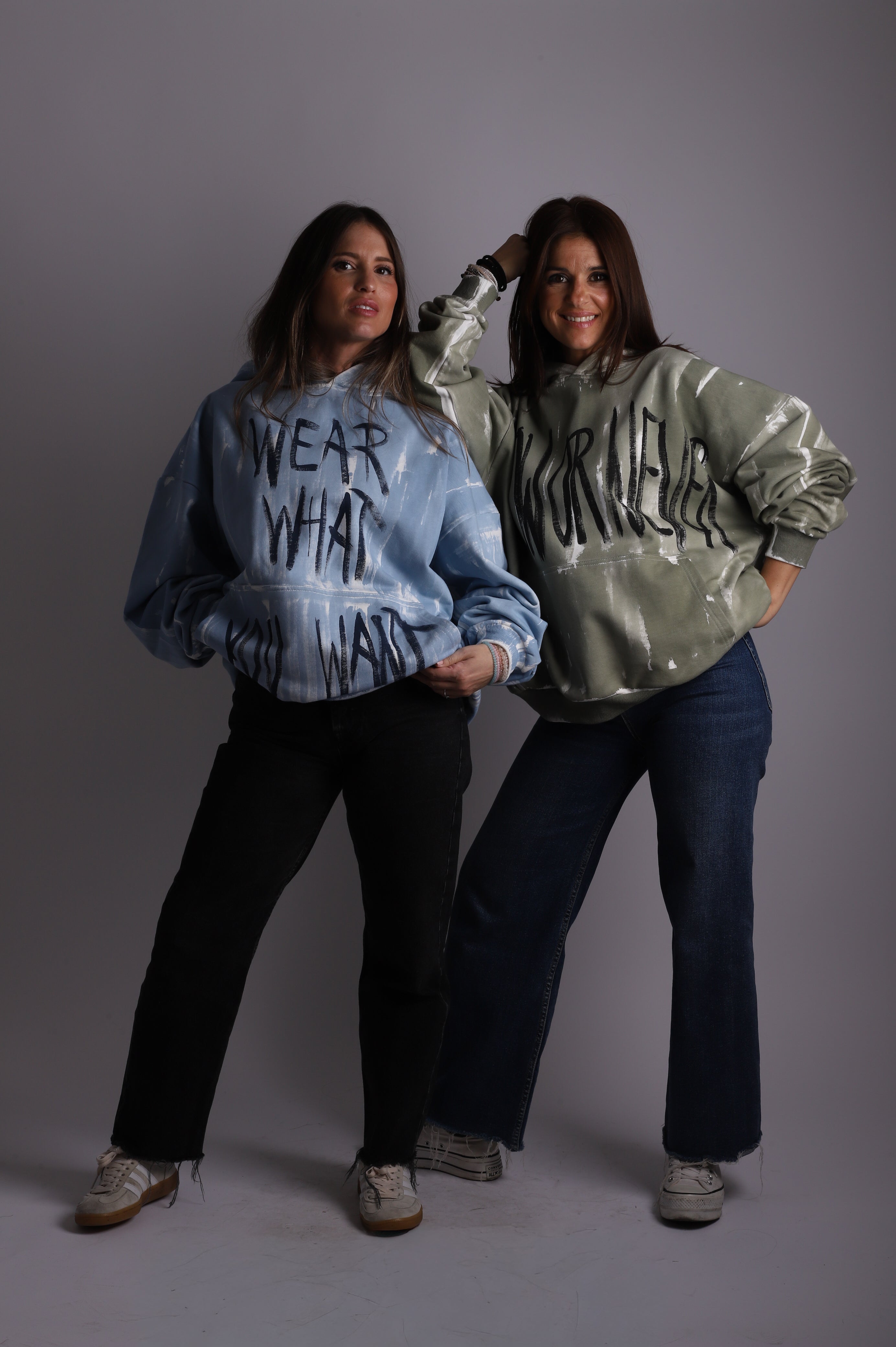 Sudadera capucha "Wear what u want"