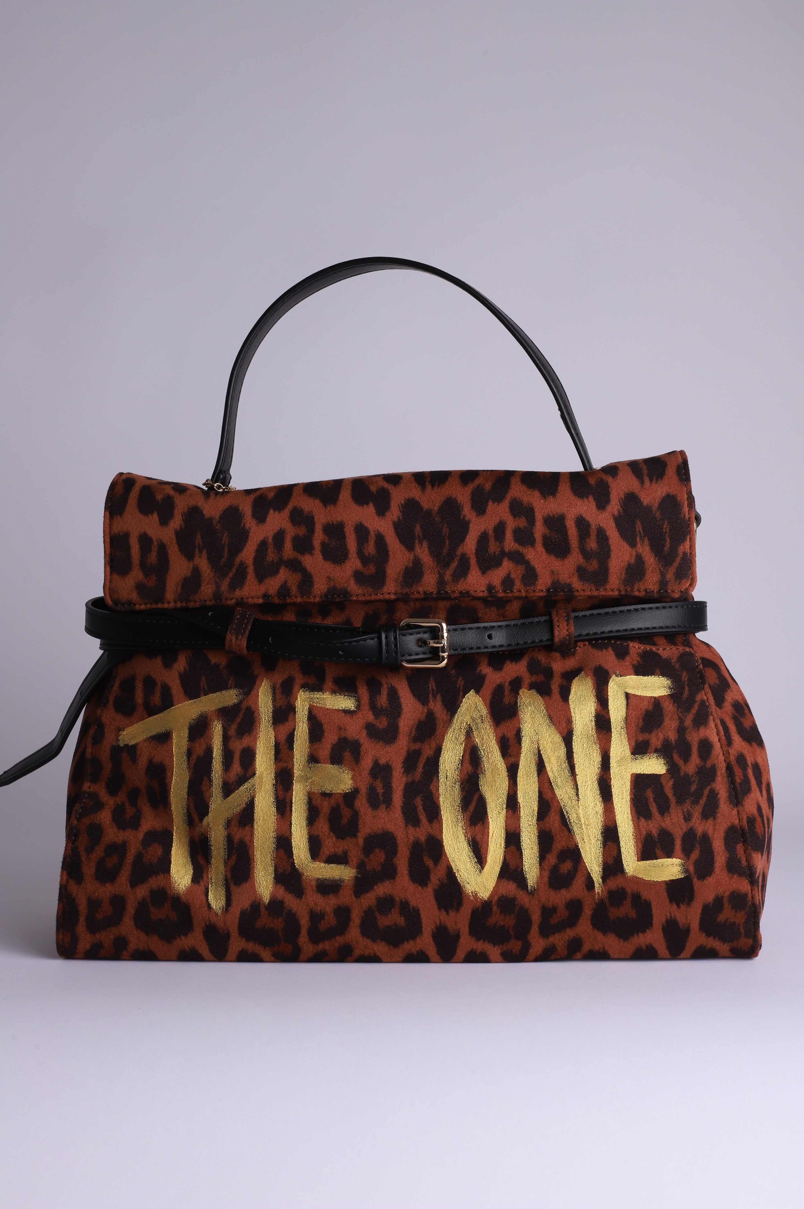 Bolso print "The One" Gold