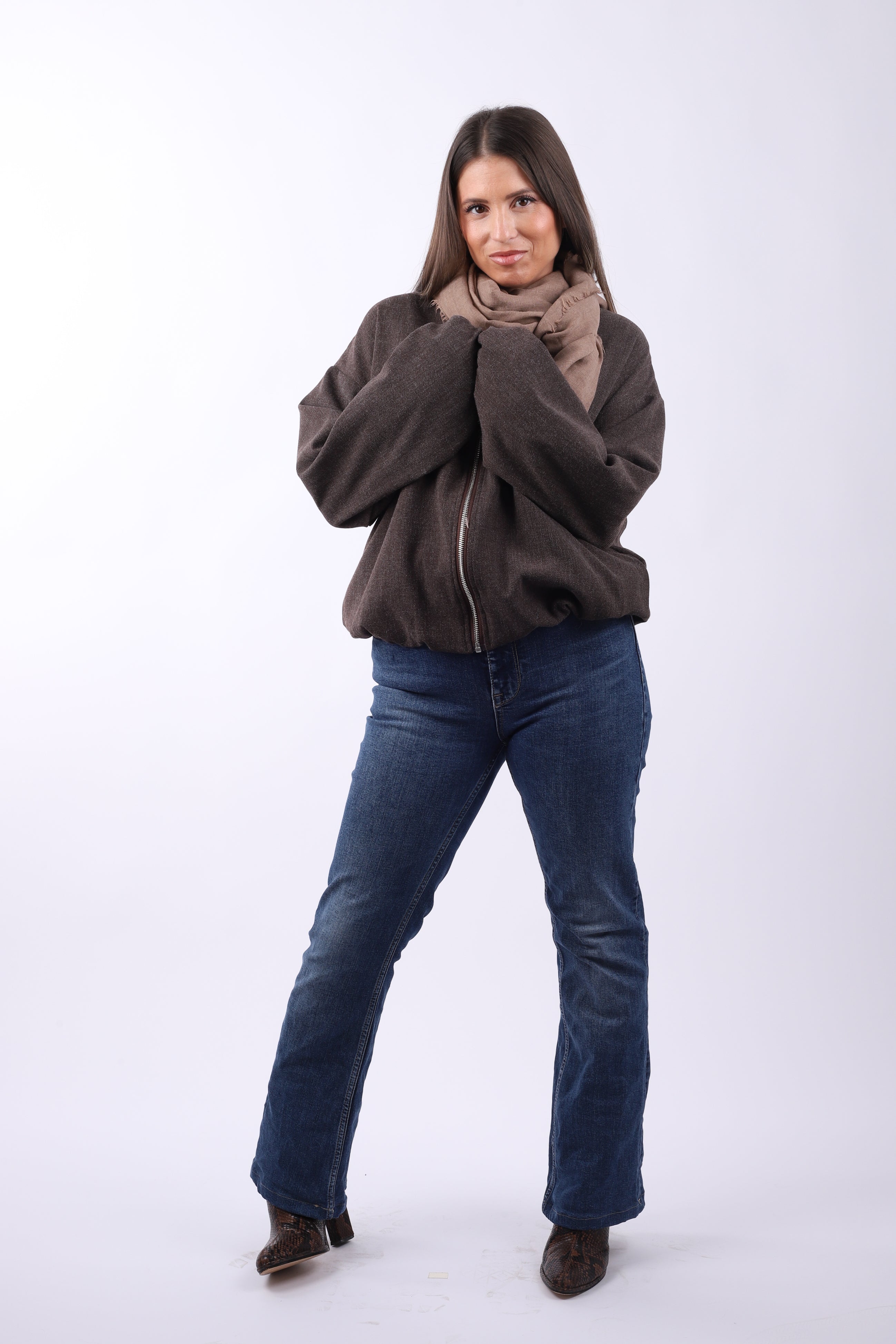 Bomber Paño "Brown"