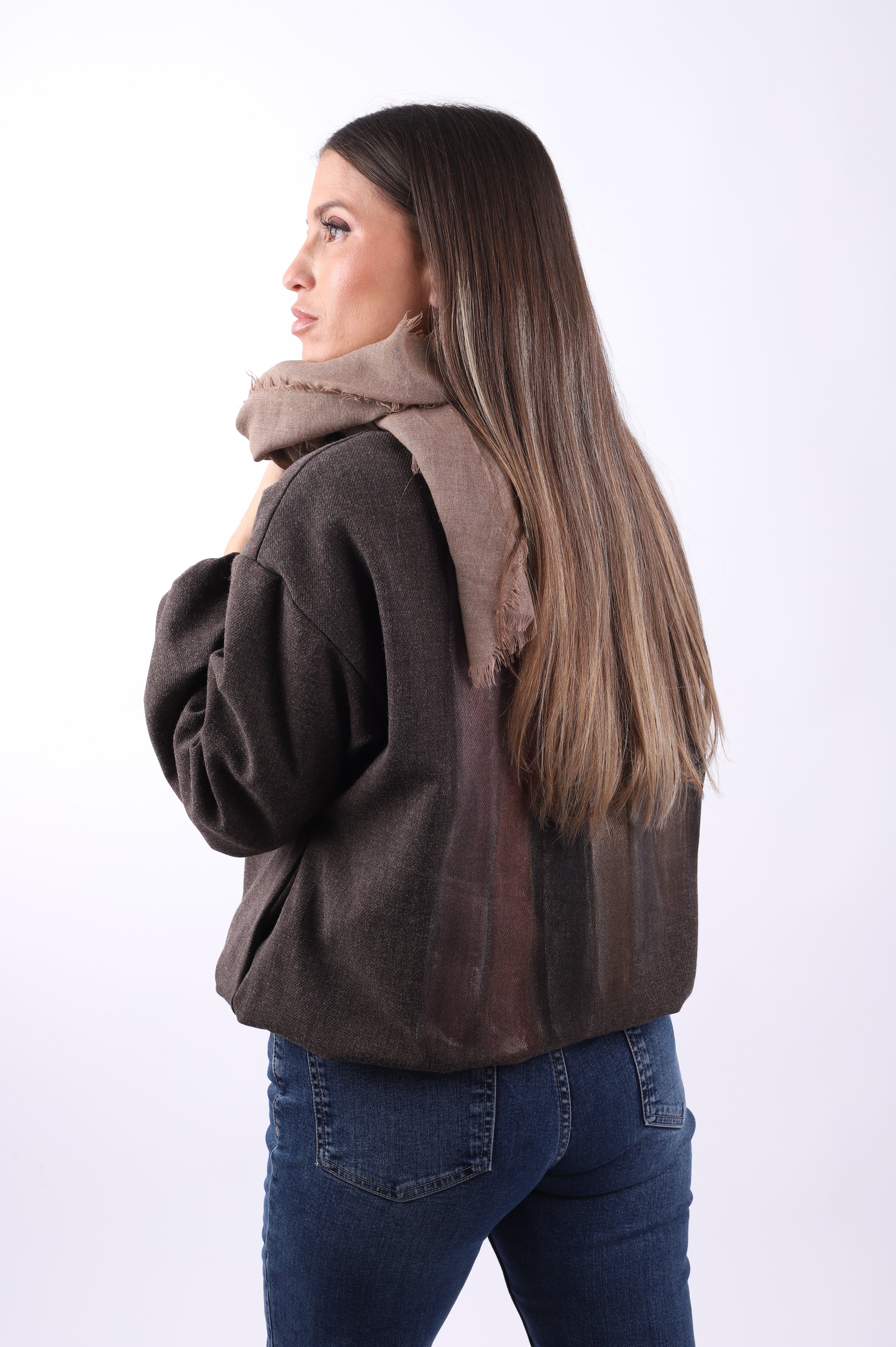 Bomber Paño "Brown"