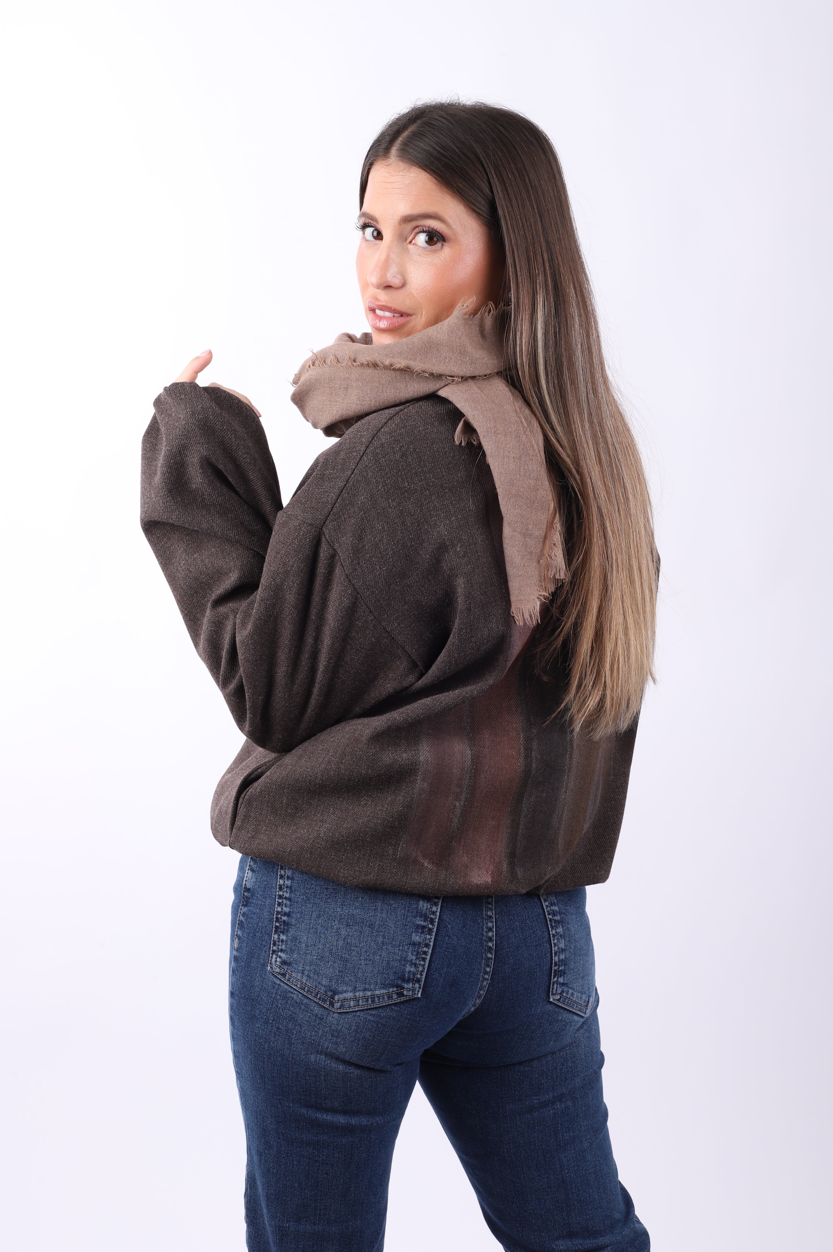 Bomber Paño "Brown"