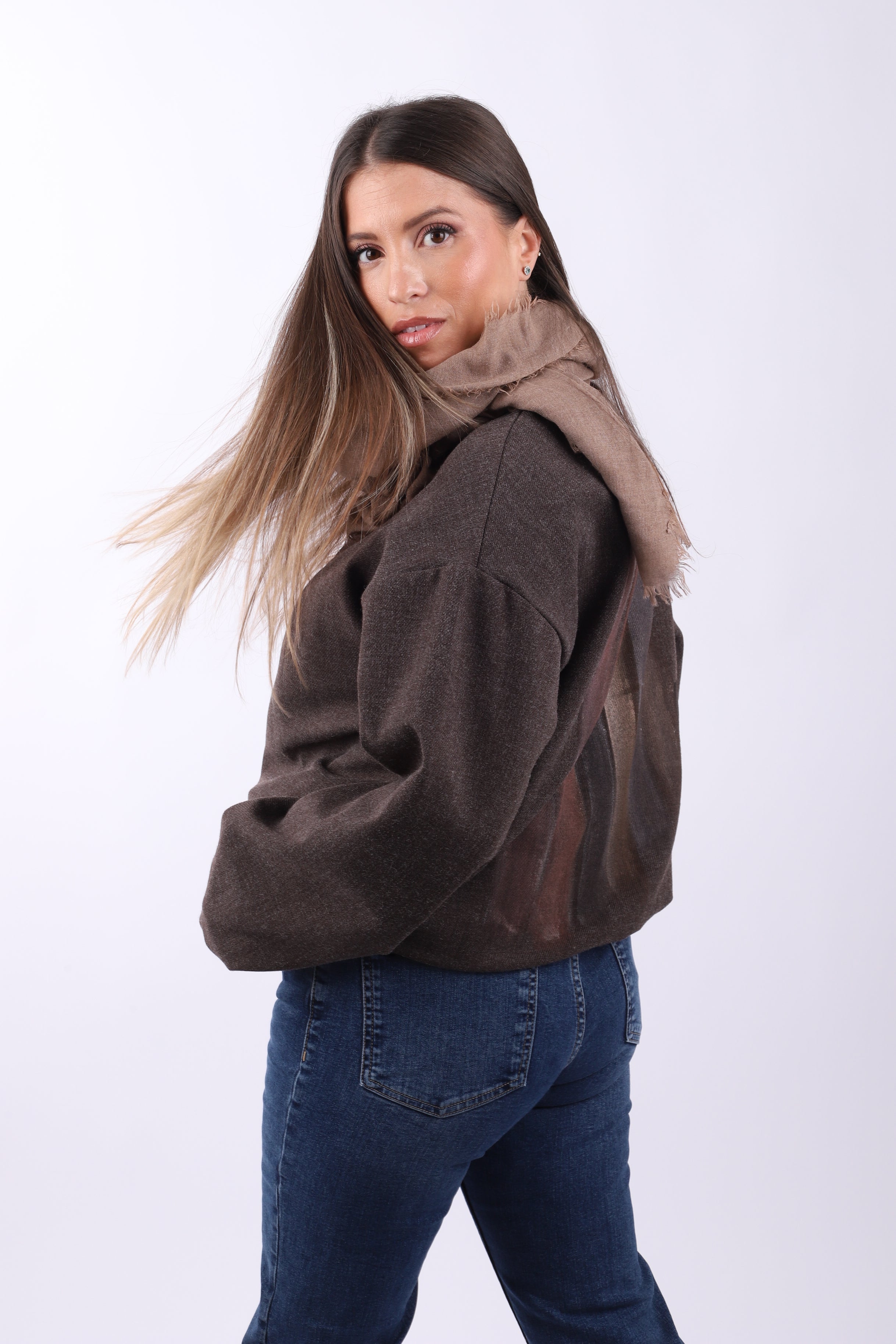 Bomber Paño "Brown"