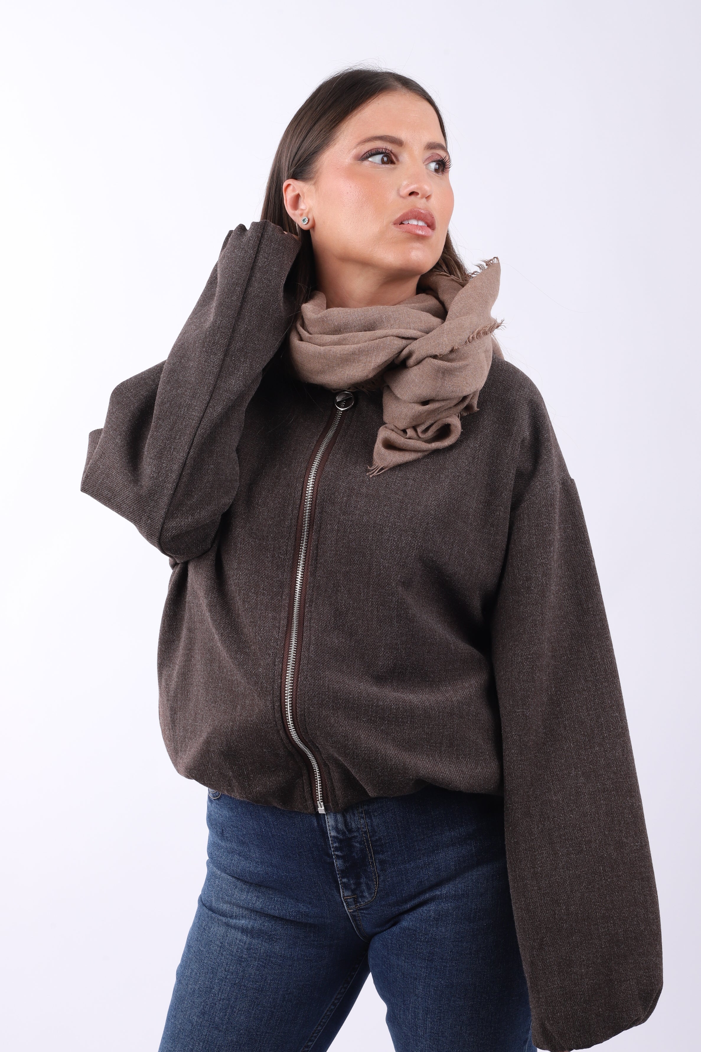 Bomber Paño "Brown"