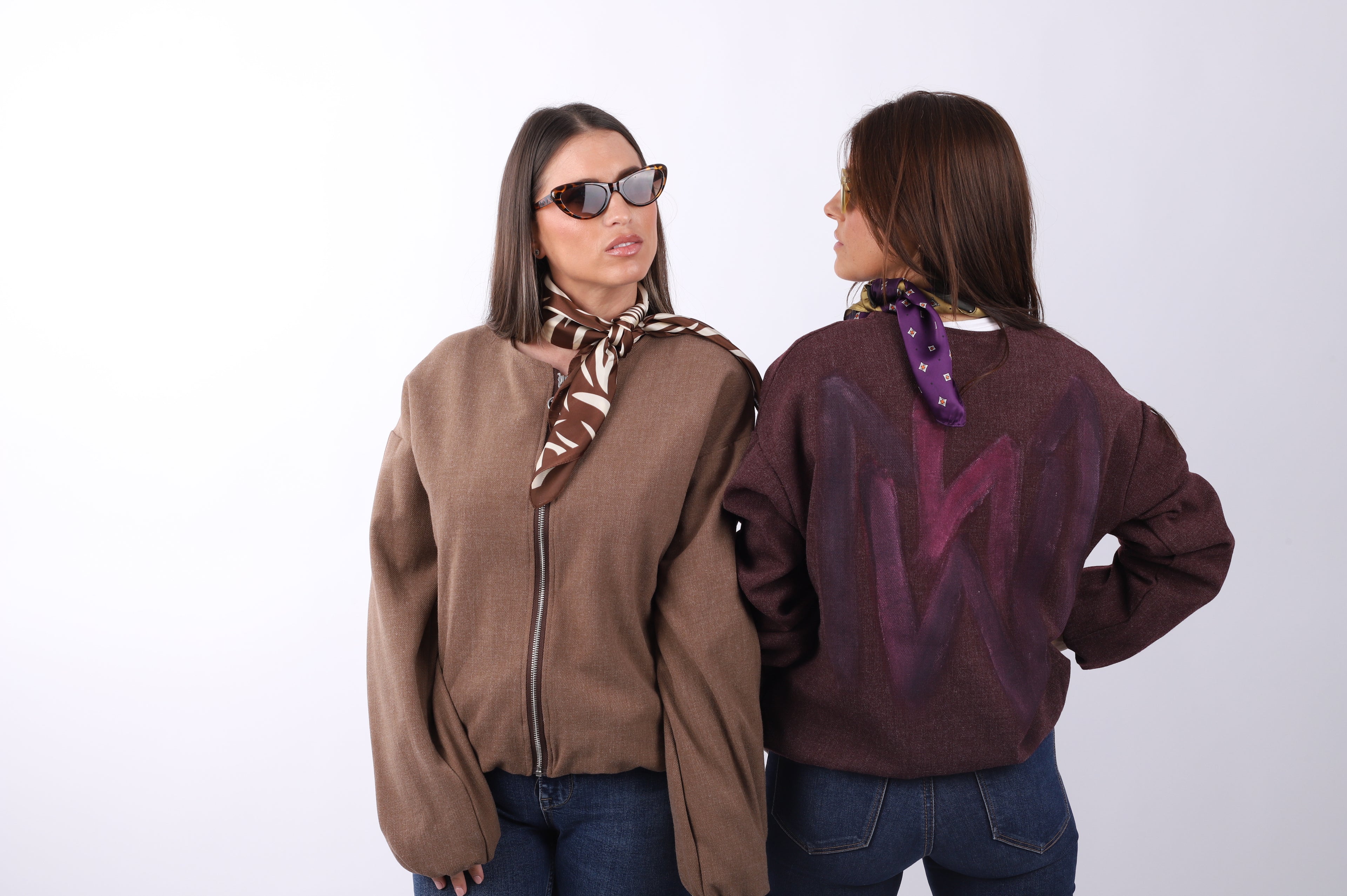 Bomber paño "Burgundi"