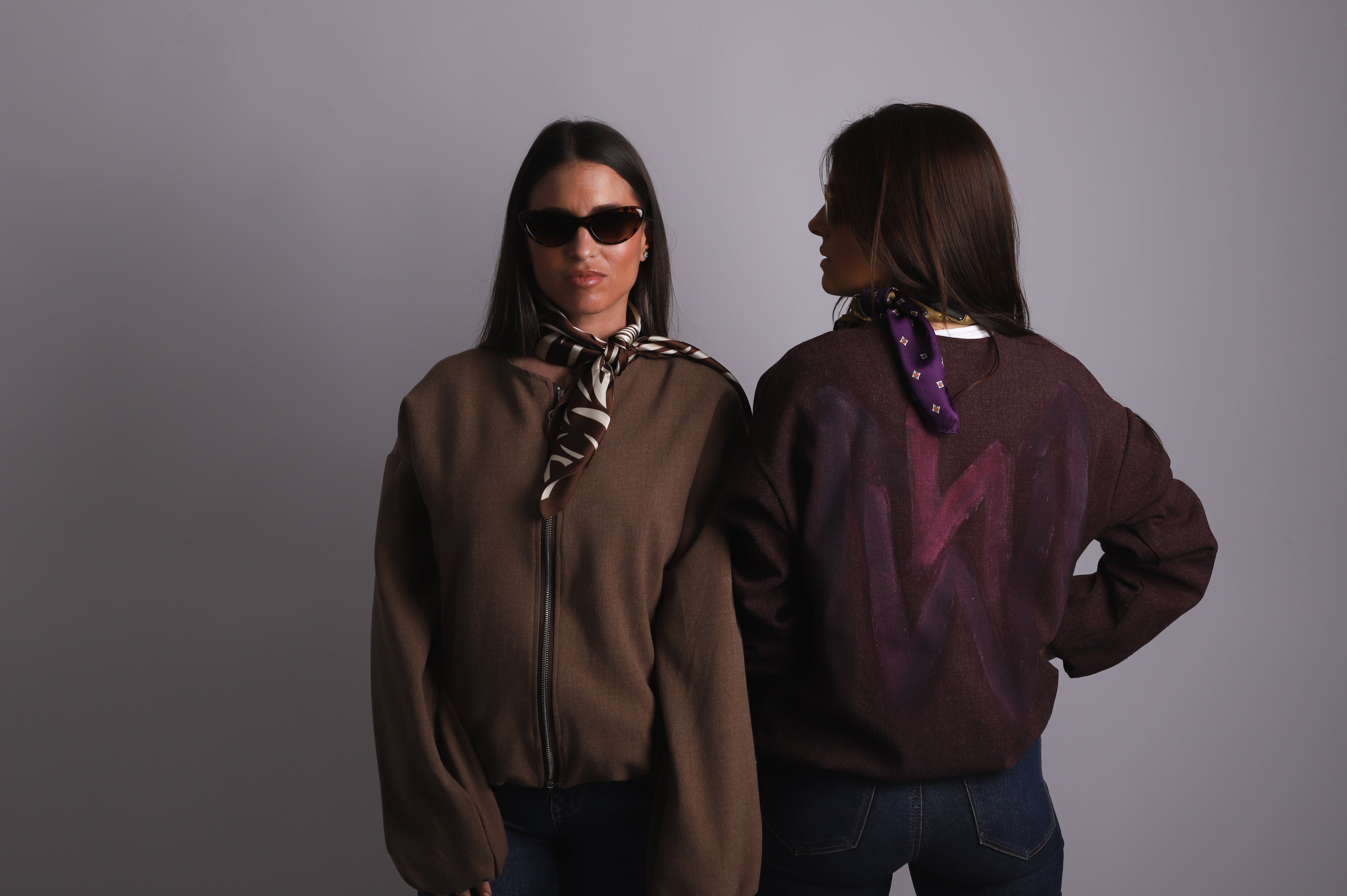 Bomber paño "Burgundi"