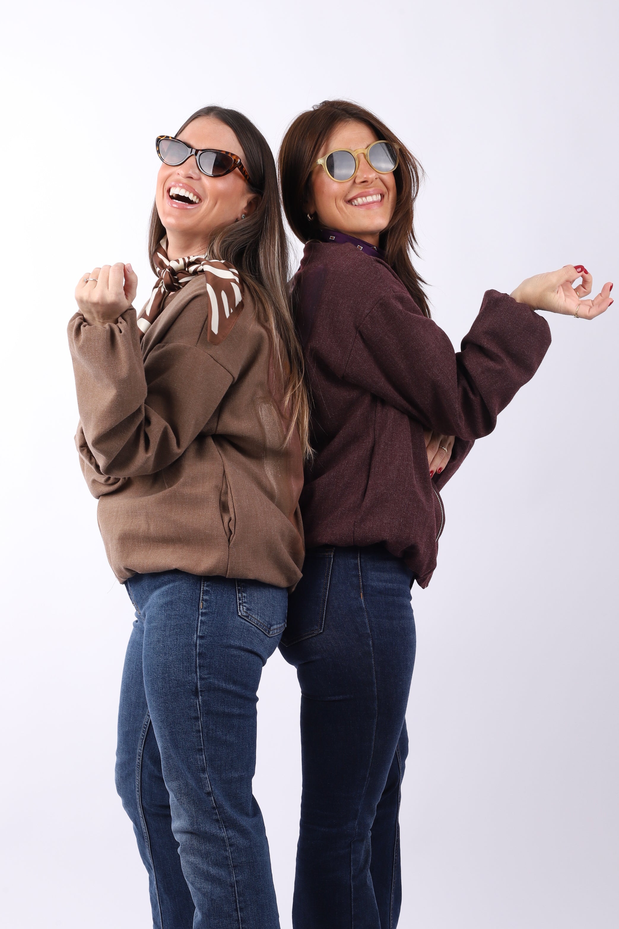 Bomber paño "Burgundi"