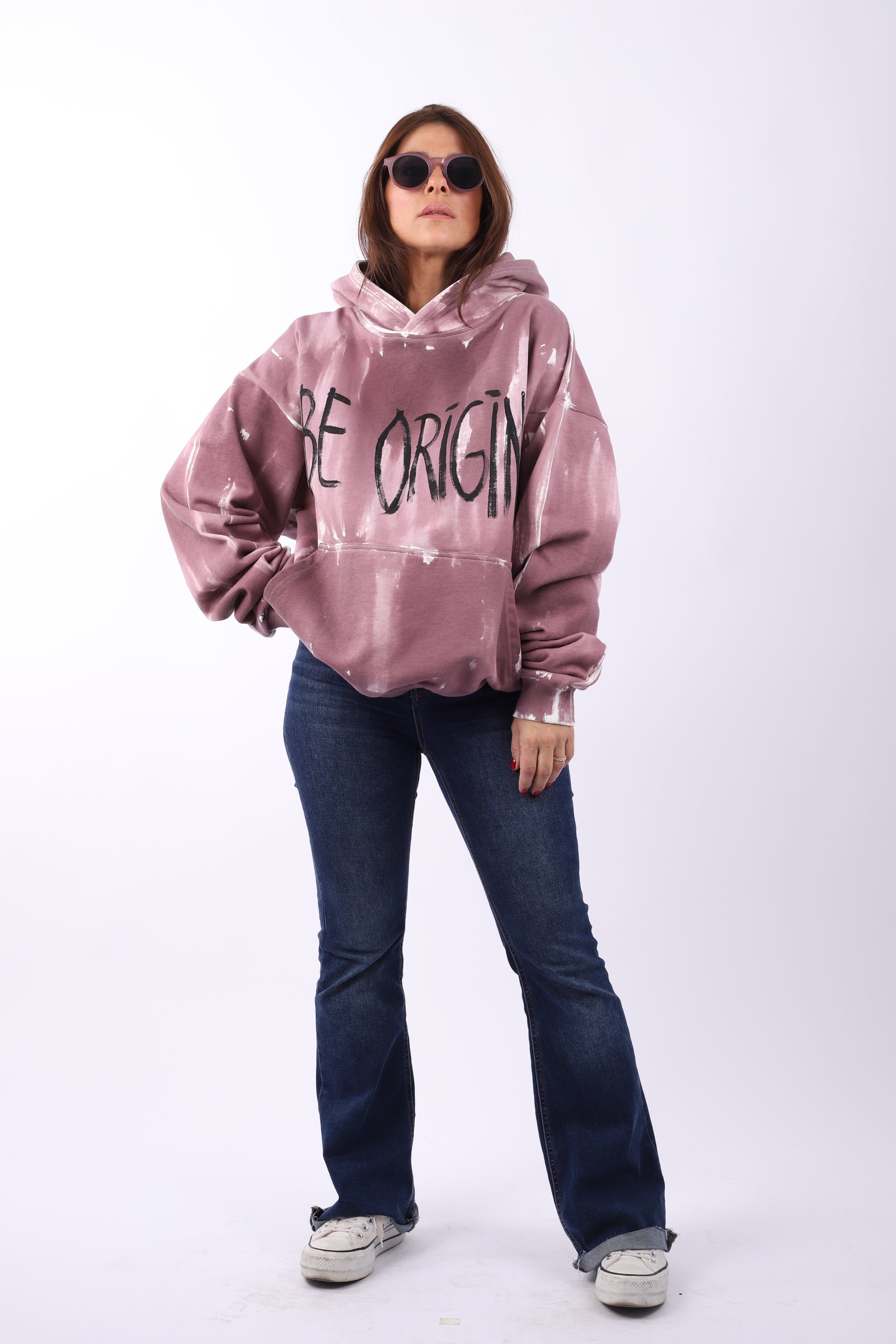 Sudadera capucha "Be original"