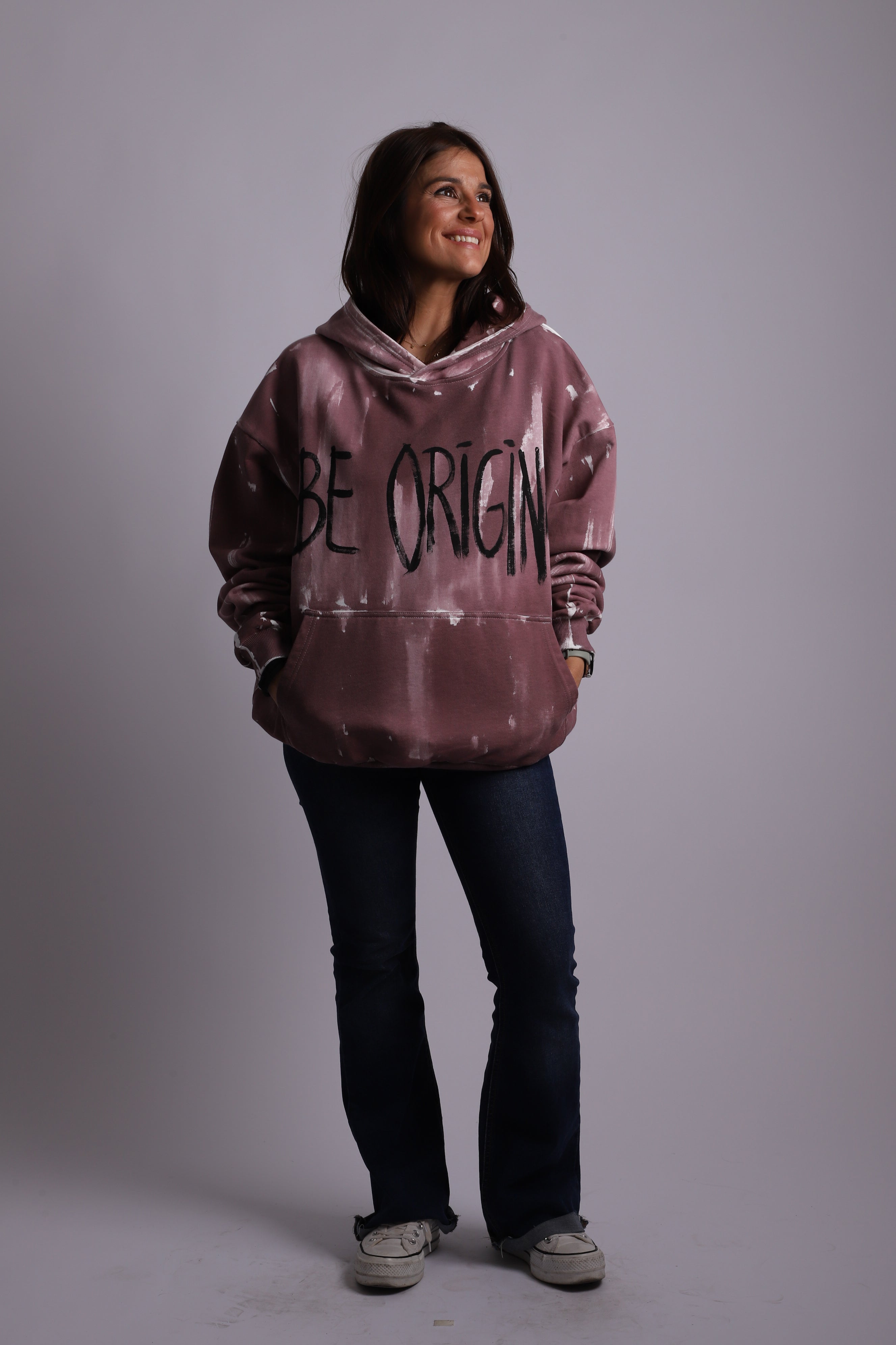 Sudadera capucha "Be original"