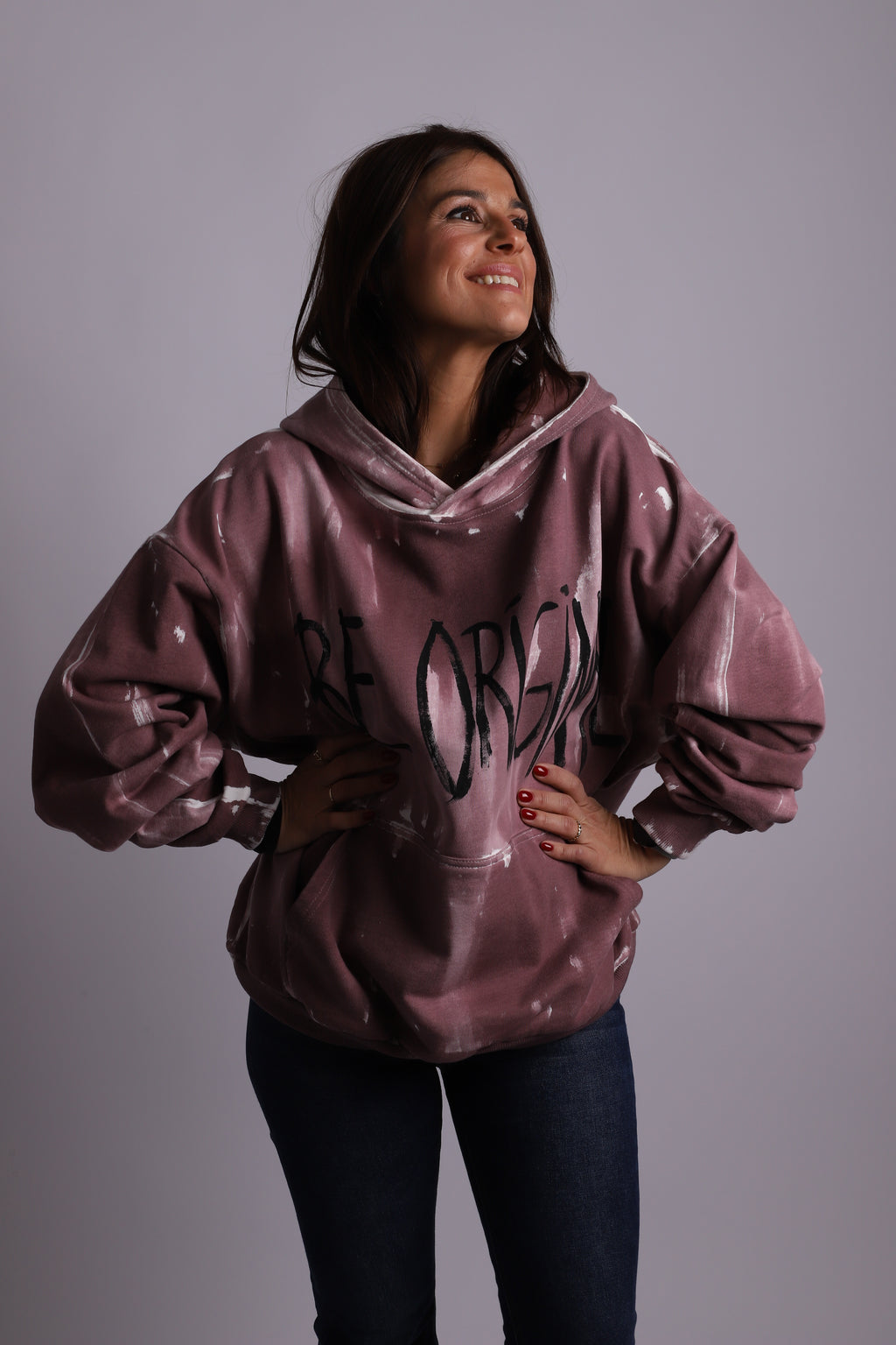 Sudadera capucha "Be original"