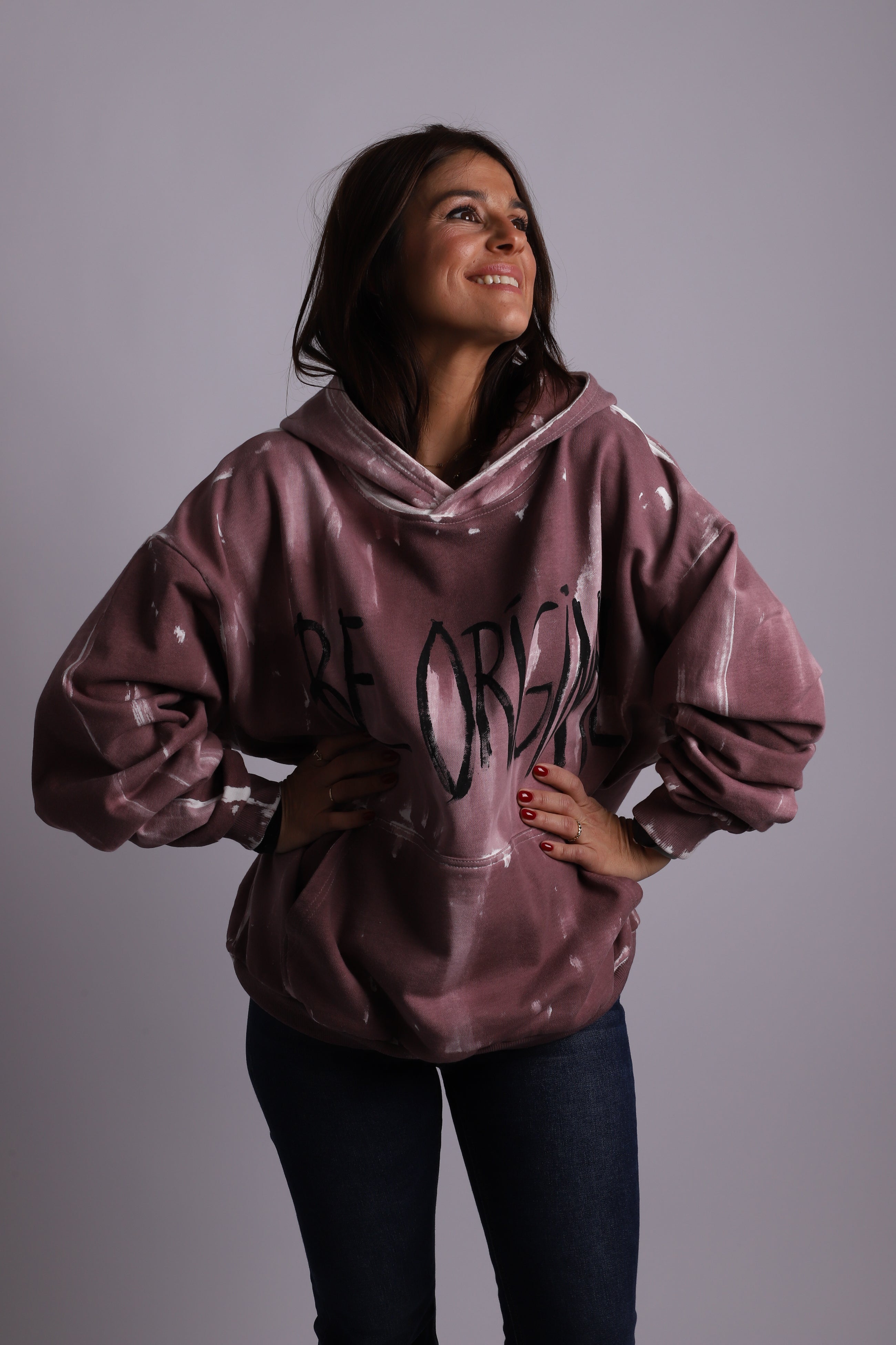 Sudadera capucha "Be original"