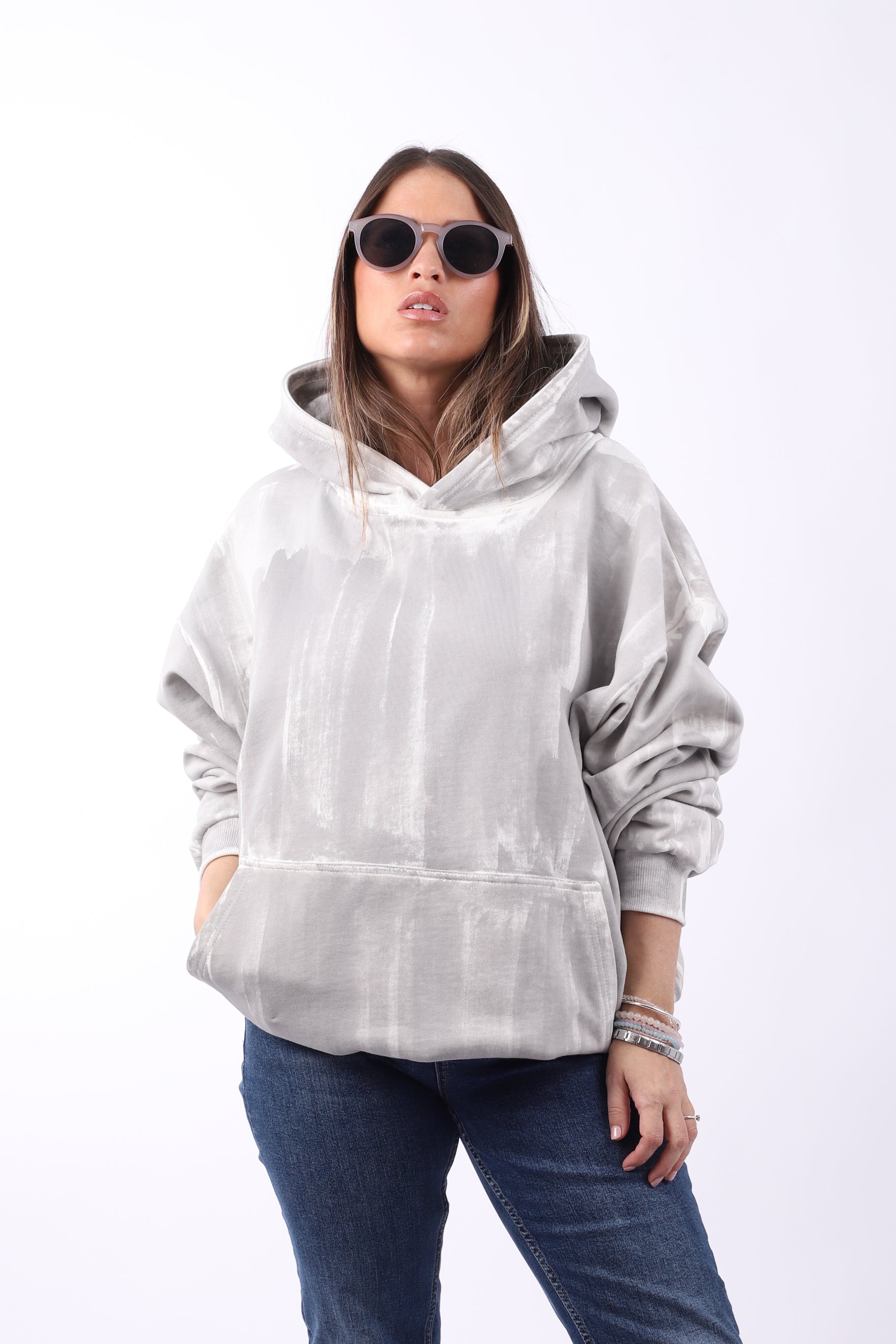 Sudadera capucha "Good Vibes"