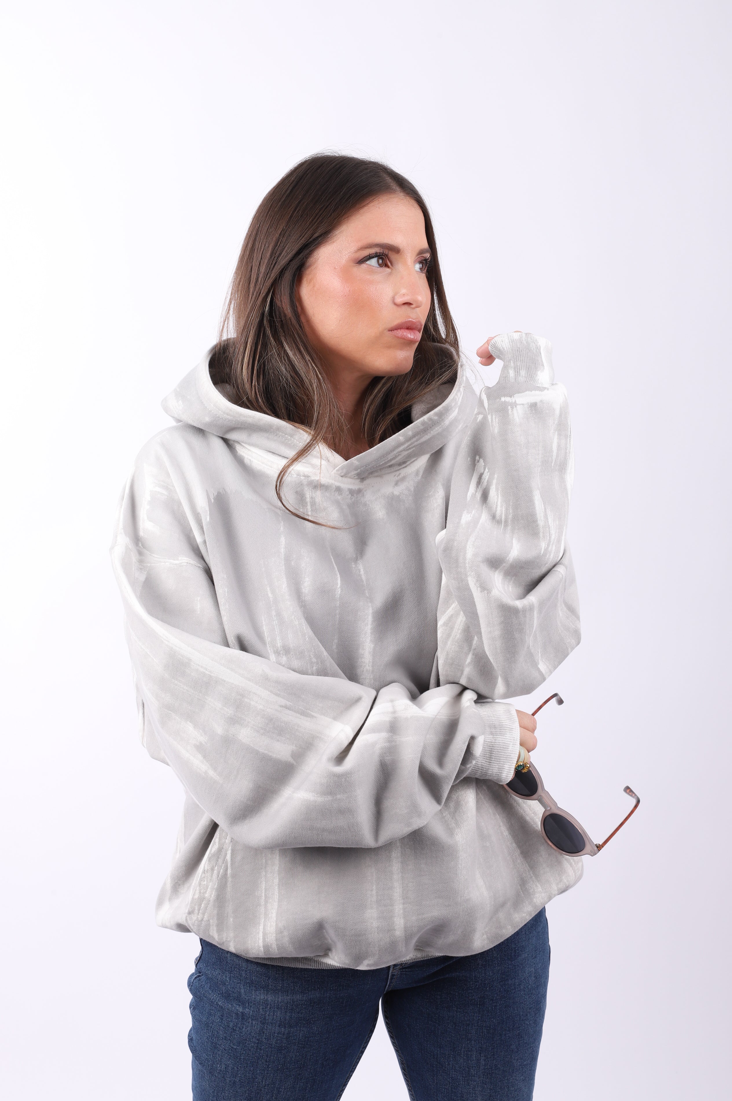 Sudadera capucha "Good Vibes"