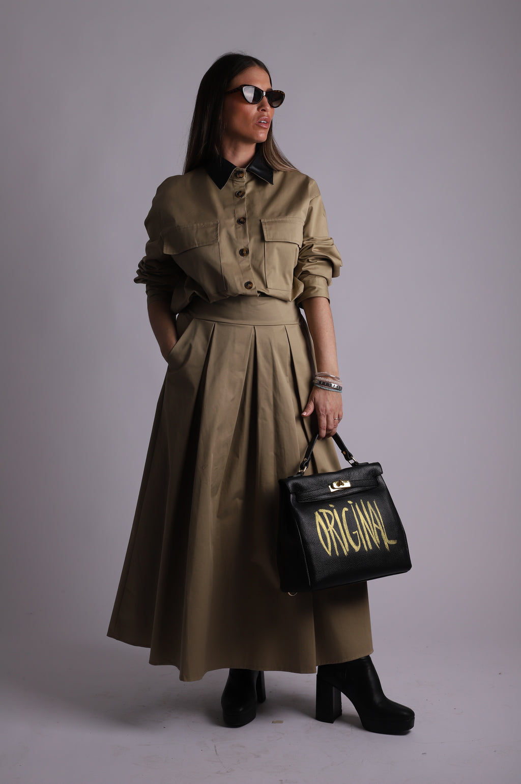 Conjunto falda "Safari"