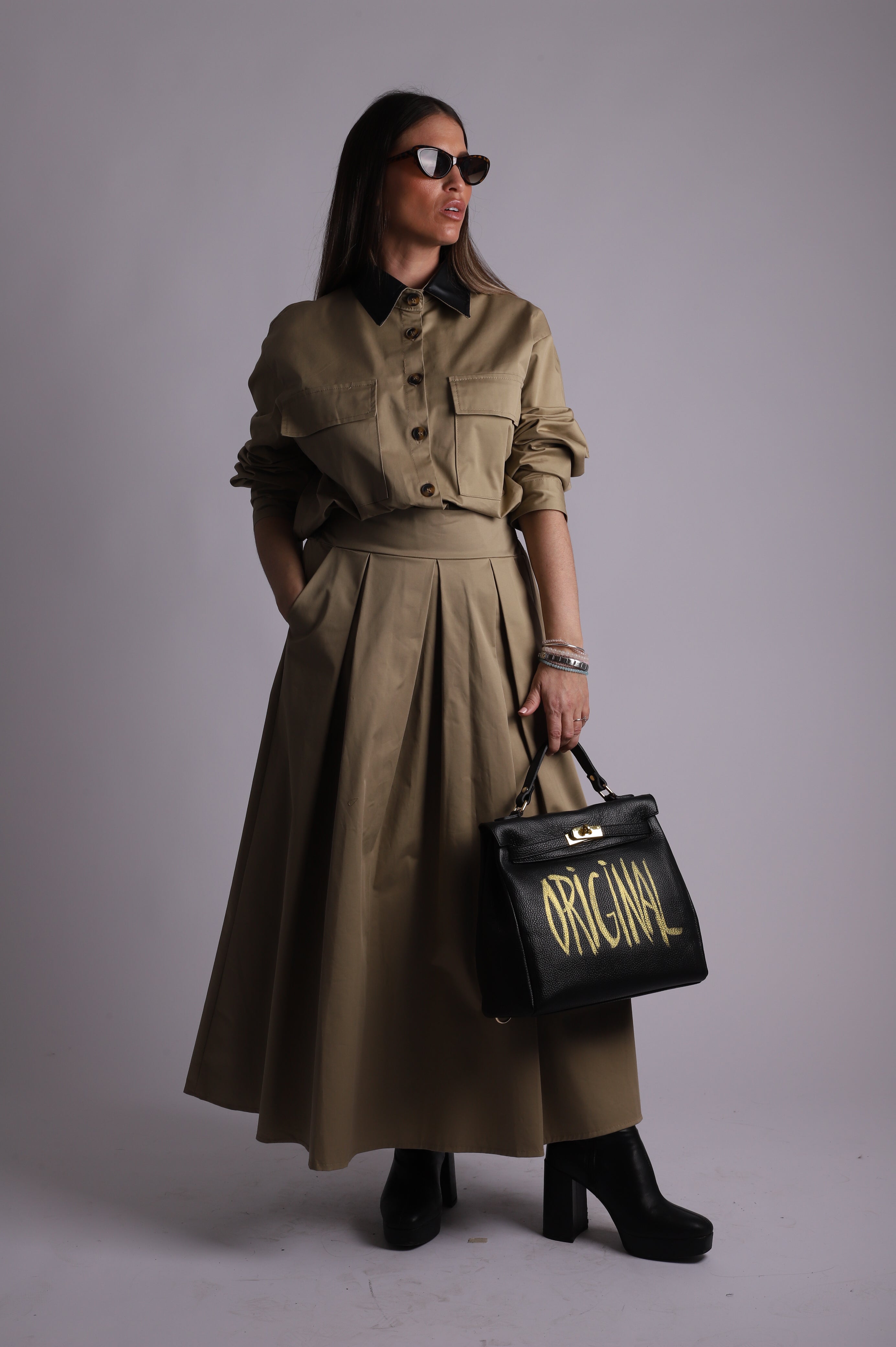 Conjunto falda "Safari"